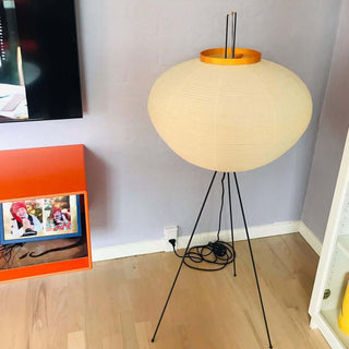 Translucent Paper Floor Lamp, Soft Glow