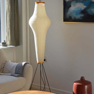 Translucent Paper Floor Lamp, Soft Glow