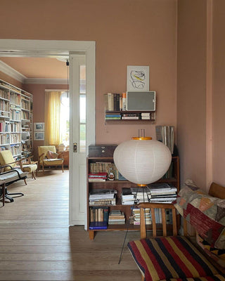 Translucent Paper Floor Lamp, Soft Glow