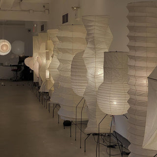 Translucent Paper Floor Lamp, Soft Glow