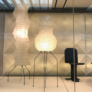 Translucent Paper Floor Lamp, Soft Glow
