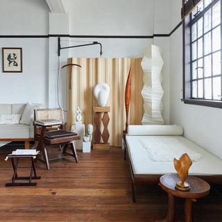 Translucent Paper Floor Lamp, Soft Glow
