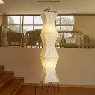 Translucent Paper Floor Lamp, Soft Glow