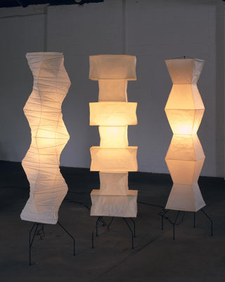 Translucent Paper Floor Lamp, Soft Glow