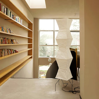 Translucent Paper Floor Lamp, Soft Glow