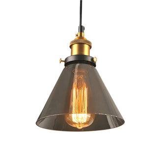 Vintage-Inspired Glass Pendant Light, Antique Design