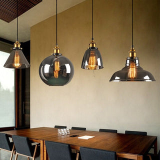 Vintage-Inspired Glass Pendant Light, Antique Design