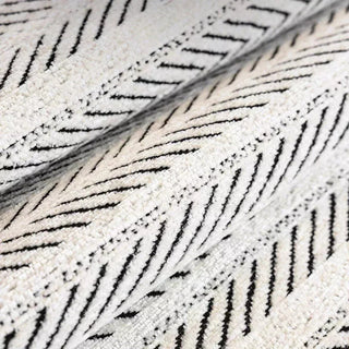 Herringbone Scallop Edge Sofa Cover | Stylish Home Decor