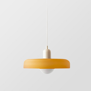 Coloured Glass Pendant Light Bauhaus Style