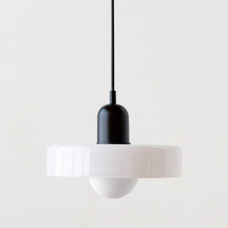 Coloured Glass Pendant Light Bauhaus Style