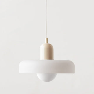 Coloured Glass Pendant Light Bauhaus Style