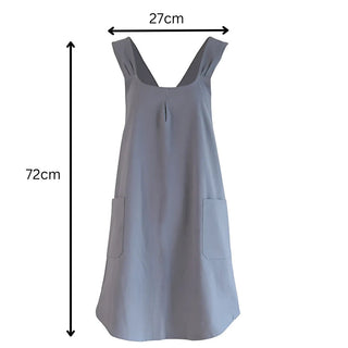 Korean-Inspired Modern Cross-Back Apron | Stylish Design