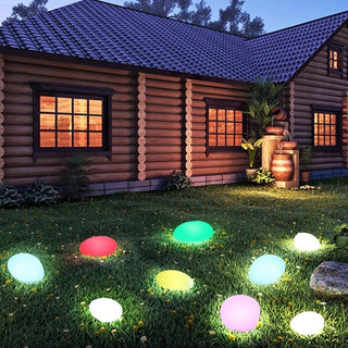 Charming Cobblestone Garden Light, Outdoor Illumination