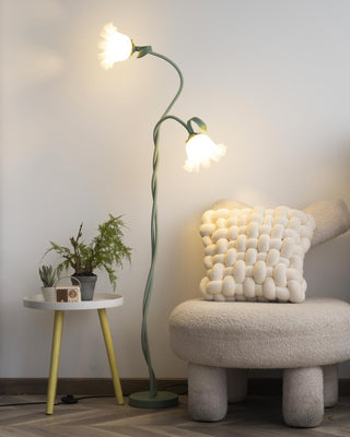 Artistic Floor Lamp, Calla Flower Design