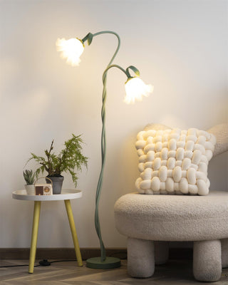 Artistic Floor Lamp, Calla Flower Design