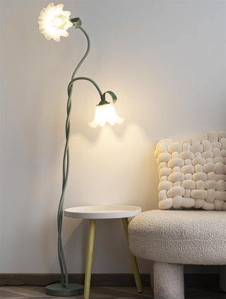 Artistic Floor Lamp, Calla Flower Design