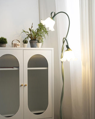 Artistic Floor Lamp, Calla Flower Design