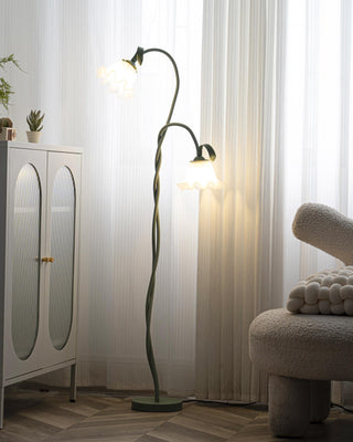 Artistic Floor Lamp, Calla Flower Design