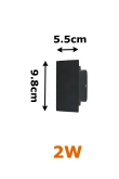 Water-Resistant LED Wall Light, Versatile Ambient Illumination
