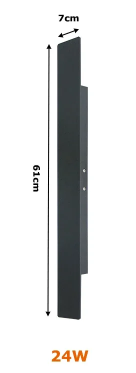 Water-Resistant LED Wall Light, Versatile Ambient Illumination