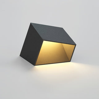 Illuminated Cube Outdoor Light, Solar-Powered