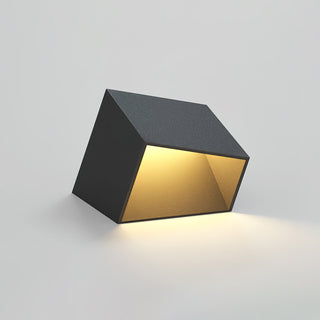 Illuminated Cube Outdoor Light, Solar-Powered