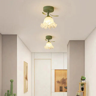 Chic Mini Flower Ceiling Light, French-Inspired