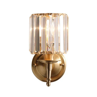 Vintage Crystal Wall Sconce, Opulent Illumination