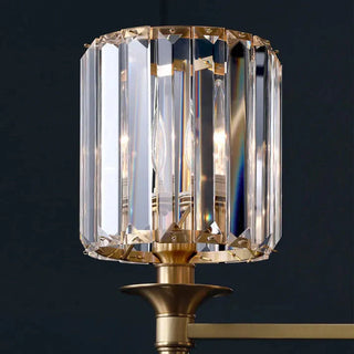 Vintage Crystal Wall Sconce, Opulent Illumination
