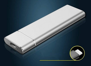 Portable 8TB External SSD with USB 3.1 for Fast File Transfers - Lightweight and Compact Design