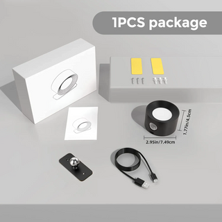 Cordless LED Wall Light, Versatile and Adjustable