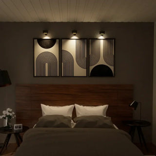 Cordless LED Wall Light, Versatile and Adjustable