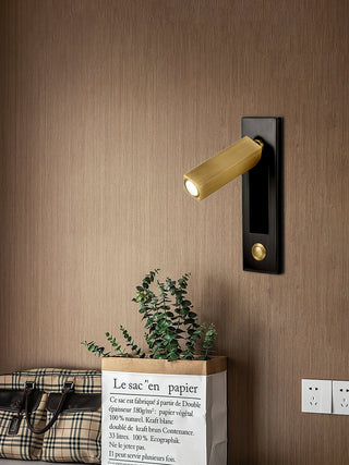 Integrated bedside sconce, contemporary design