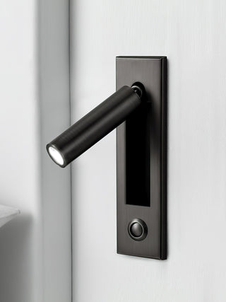 Integrated bedside sconce, contemporary design