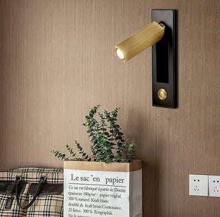 Integrated bedside sconce, contemporary design