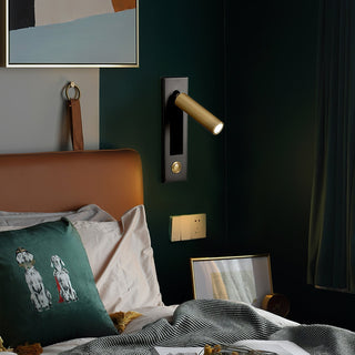 Integrated bedside sconce, contemporary design