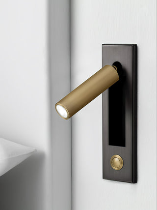 Integrated bedside sconce, contemporary design