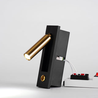 Integrated bedside sconce, contemporary design