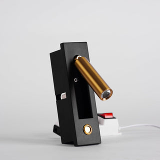 Integrated bedside sconce, contemporary design