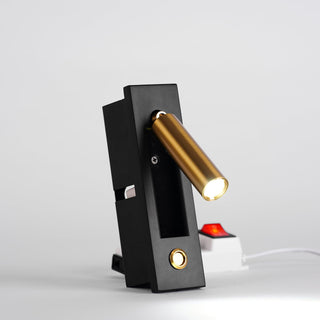 Integrated bedside sconce, contemporary design