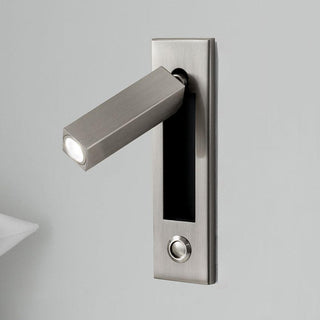 Integrated bedside sconce, contemporary design