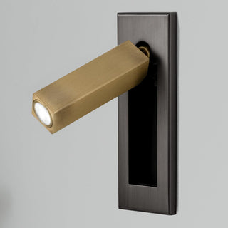 Integrated bedside sconce, contemporary design
