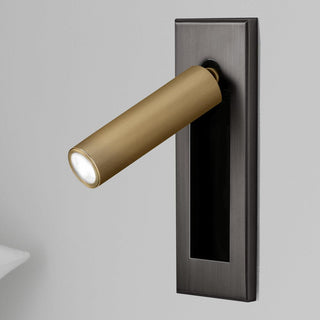 Integrated bedside sconce, contemporary design