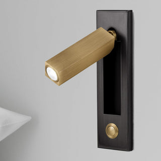 Integrated bedside sconce, contemporary design