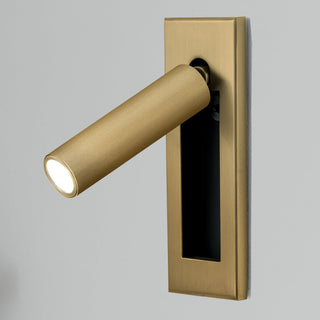 Integrated bedside sconce, contemporary design