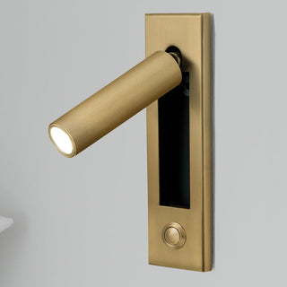 Integrated bedside sconce, contemporary design
