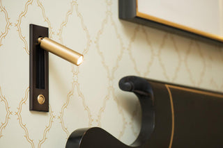 Integrated bedside sconce, contemporary design