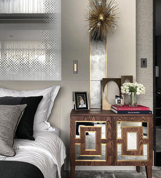 Integrated bedside sconce, contemporary design