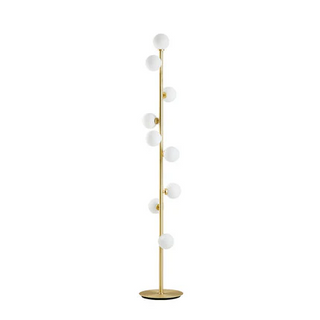 Nordic Style Glass Floor Lamp, Sleek Design
