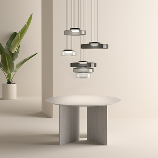 Glass Pendant Lighting, Bauhaus-Inspired